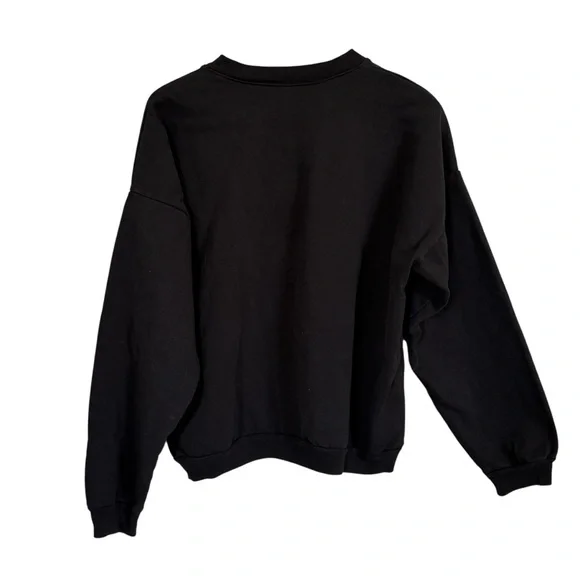 Everybody World Black Trash Crewneck Size Med made In The USA - Picture 2 of 7